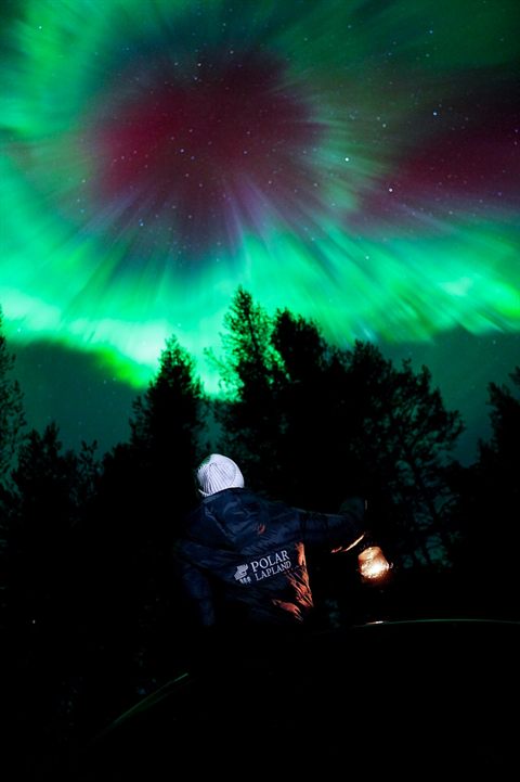 Polar-Lapland-Guide auf Nordlichtjagd in Rovaniemi