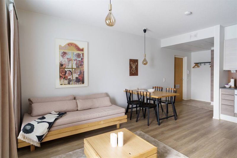Koru, Finnish Design Suite, apartment in Rovaniemi, Finland