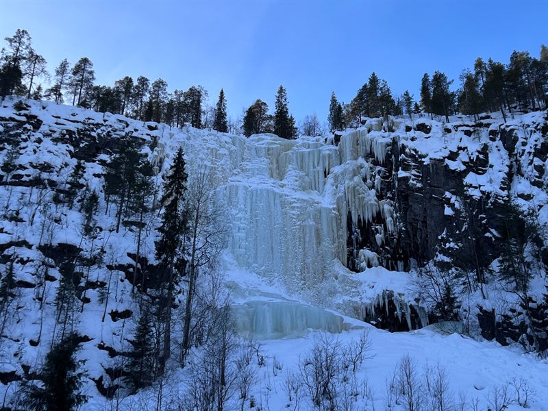 Cascate ghiacciate di Korouoma e BBQ, Rovaniemi, Finlandia