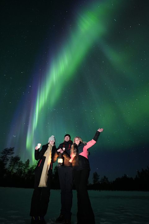 Privates Nordlicht-Erlebnis in Finnisch-Lappland